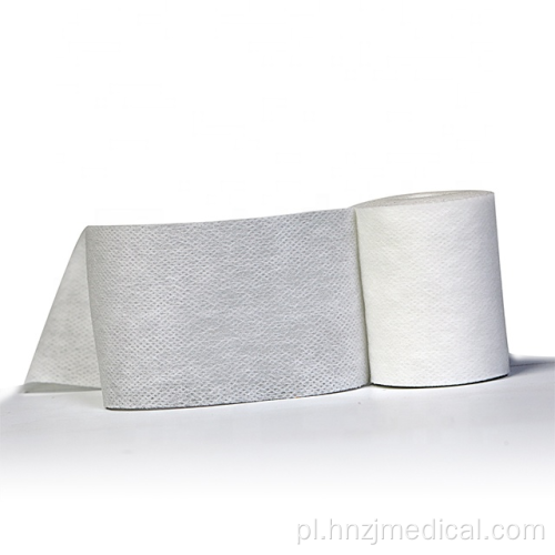 Biały sterylny chłonny bandaż z gazy